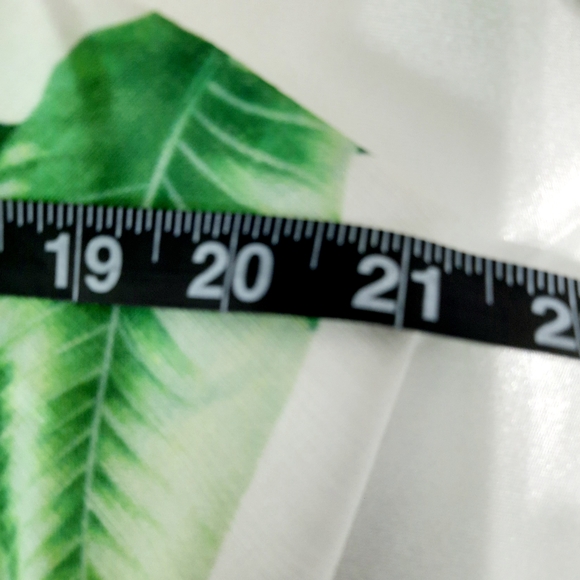 Fashion Nova Green Leaf Print Backless Dress - Picture 10 of 16